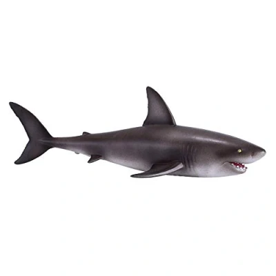 Image of MOJO Great White Shark Hand Painted Toy Figure Sealife Collection True to Life &amp; Highly Detailed Designed in UK