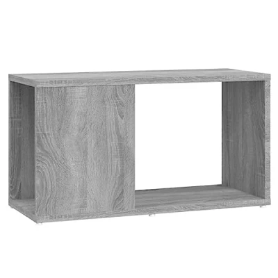 Image of vidaXL TV Cabinet Grey Sonoma 60x24x32cm Engineered Wood Media Unit Sideboard