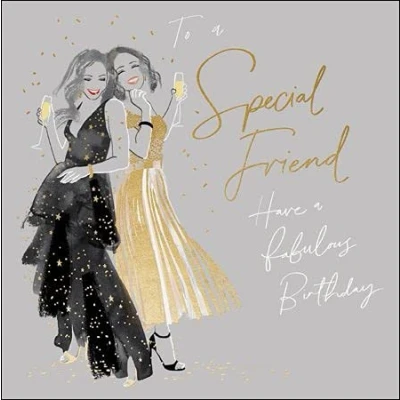 Image of Woodmansterne Birthday Card Friend Bubbles