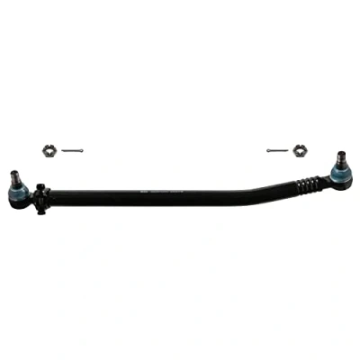 Image of 6764603105, A6764603105 Centre Rod Assembly FEBI BILSTEIN 26578 Front Axle Push with castellated nut and split pins BMTS Turbo NEW