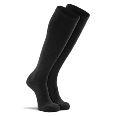 Image of Fox River Unisex Fatigue Fighter Over the calf hiking socks, Black, L UK