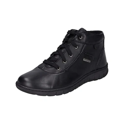 Image of Josef Seibel Women Lace up Ankle Boot Steffi 53, Ladies Boots,Width G (Regular),Removable Insole,Waterproof,Black (Schwarz),37 EU / 4 UK