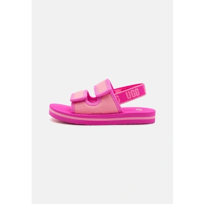 Image of UGG Lennon Slingback Slide Sandal, Sugilite/Strawberry Milkshake, 5 UK Child