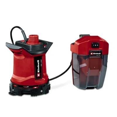 Image of Einhell Power X Change 18V Cordless Dirty Water Pump 7000l/h, Battery Powered Submersible to Drain Floods, Empty Hot Tubs and Pools Down 1mm GE DP 18/25 LL Li Solo (Battery Not Included)