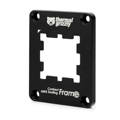 Image of Thermal Grizzly AM5 Contact Sealing Frame &amp; CPU Guard Combination Optimizes Pressure Points Protects Components For AMD Ryzen 7000 CPUs