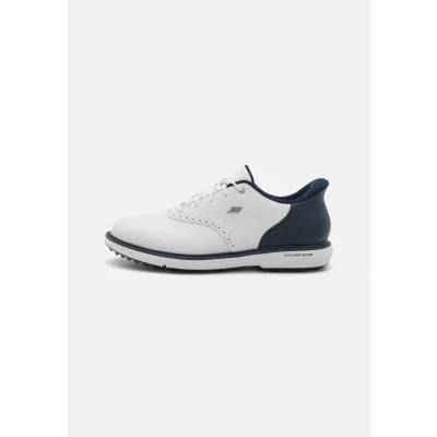 Image of Skechers Go Golf Men&#039;s Prestige Slip in Arch Fit Shoe Sneaker, White Navy Without Spikes, 10 UK