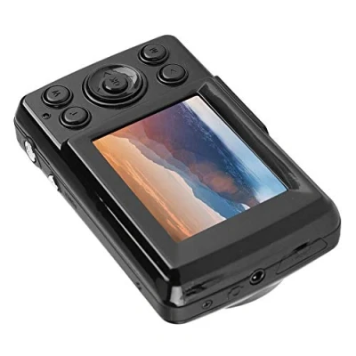 Image of Tosuny Mini HD Digital Video Camera 720P 30FPS 4X Zoom Camcorder with 2.4 inch LCD Display(Black)