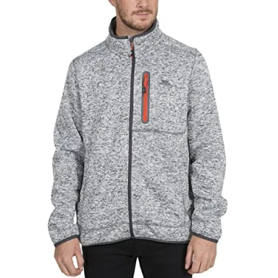 Image of Trespass mens Bingham Fleece Jacket, Grm, X Small