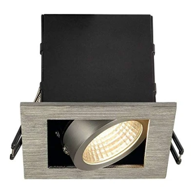 Image of SLV KADUX 1 Set/LED spot, floodlight, Spotlight, Ceiling, recessed, Indoor Lighting / 3000K 7.5W 650lm Aluminium dimmable 38 Degrees, 7.5 W
