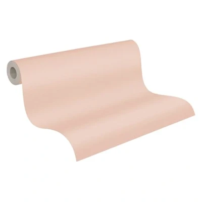 Image of A.S. Création Non Woven Wallpaper Plain 390982 in Pink for Various Rooms 10.05 m x 0.53 Made Germany