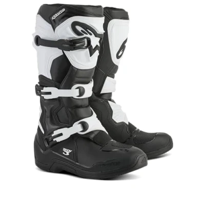 Image of Alpinestars Motorcycle 2018 Tech 3 MX Boots Black White US 13