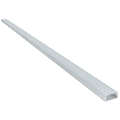 Image of lyyt 1 METRE EXTRUDED ALUMINIUM LED TAPE PROFILE WIDE CROWN WITH CLIP IN DIFFUSER