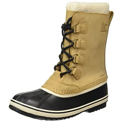 Image of Sorel Women&#039;s 1964 PAC 2 WP Snow Boots, Buff, Black, 4 UK