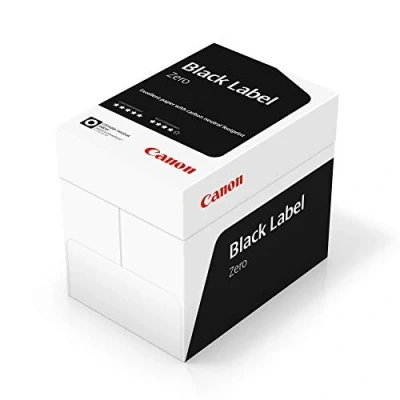 Image of Canon Black Label Zero FSC Enironmentally Friendly Sustainable Carbon Neutral A4 80gsm (5 x 500 Sheets)