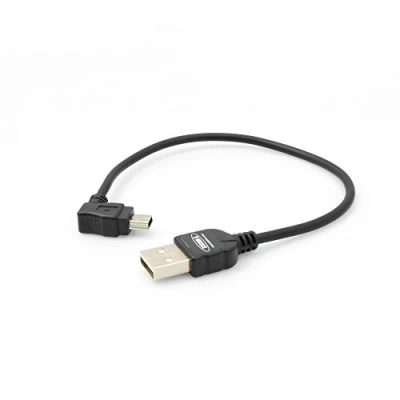 Image of System S Mini USB Cable with 90 Degree Angled Plug and 20 cm