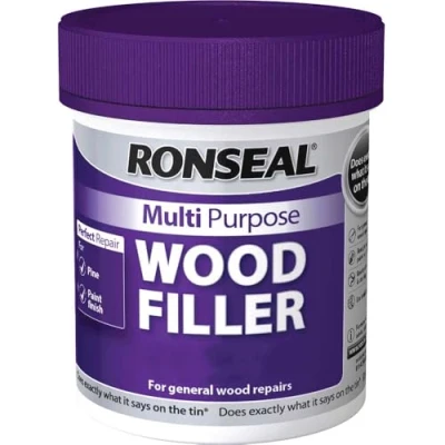 Image of Ronseal RSLMPWFW100G 250g Multi Purpose Wood Filler Tube Dark