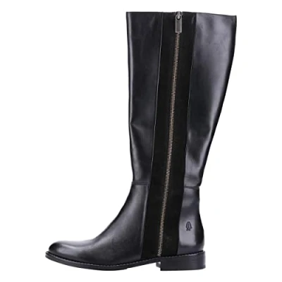 Image of Hush Puppies Women&#039;s Faith Knee High Boot, Black, 6 UK