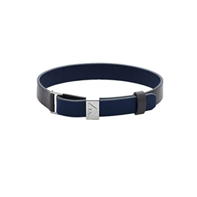 Image of Emporio Armani Bracelet for Men Essential, Length: 275mm, Width: 12mm Silver Stainless Steel Bracelet, EGS2918040
