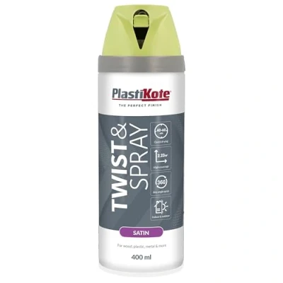 Image of Plasti kote 22121 400ml Premium Spray Paint Satin Pistachio