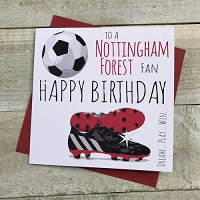 Image of Nottingham Notts Forest FC Football Club Birthday Card by WHITE COTTON CARDS 51