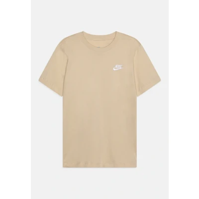 Image of Nike Sportswear TEE Futura Unisex Basic Tshirt, Size: 6 7y, Sanddrift
