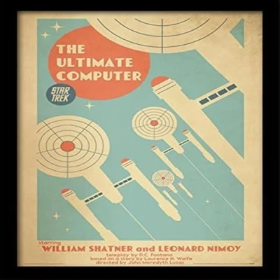 Image of iPosters Star Trek The Ultimate Computer Framed A3 Print