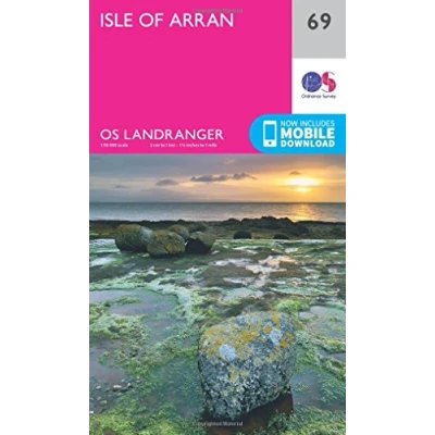 Image of Landranger 69 Isle of Arran Map With Digital Version