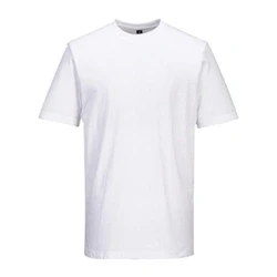 Image of Portwest Chef Cotton Mesh Air T Shirt White Large