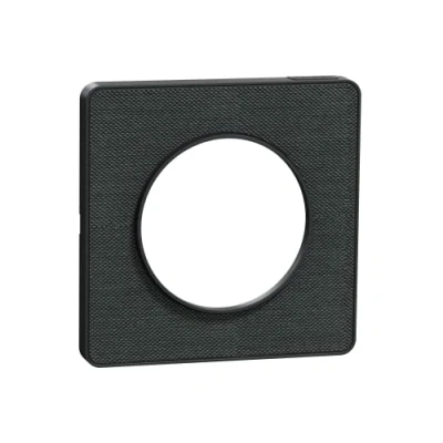 Image of Schneider Electric Odace Touch S540802KB Kvadrat 1 Hole Finish Plate Ombre/Ant
