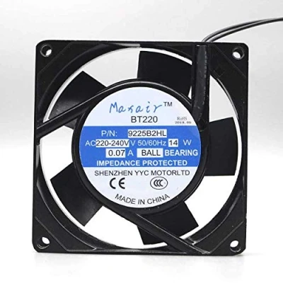 Image of Cooling Fan Maxair BT200 9225B2HL,Server Cooler 9225B2HL 220v 0.07A 14W, inverter for 9cm