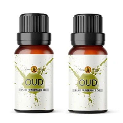 Image of Aroma Energy Oud Fragrance Oil 20ml (2 x 10ml) Highly Scented for Making Candle, Soap, Wax Melt, Diffuser etc