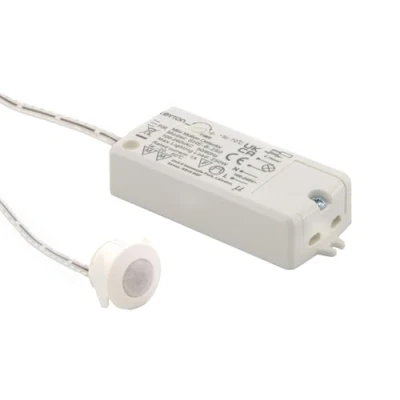 Image of Leyton Lighting PIRSENTIM WH PIR Sensor Switch, 240v, 24mm, White