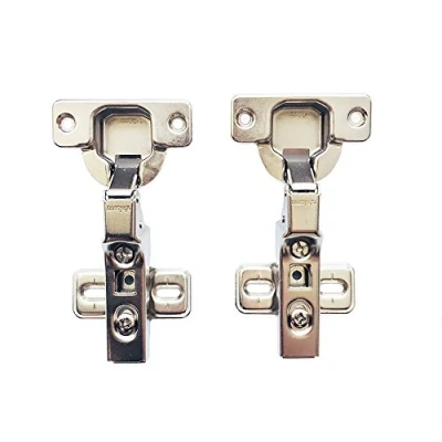 Image of Blum Clip Top 100 Degree Standard Hinge Kitchen Cabinet Cupboard Door Hinges Without BLUMOTION 71M2650, Half Overlay/Dual Made in Austria, Pack of 2
