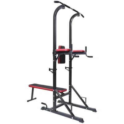 Image of BodyTrain Power Tower and Weight Bench