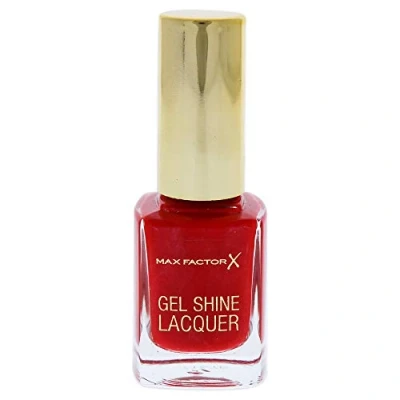 Image of Max Factor Gel Shine Lacquer Nail Polish, 11 ml, 25 Patent Poppy