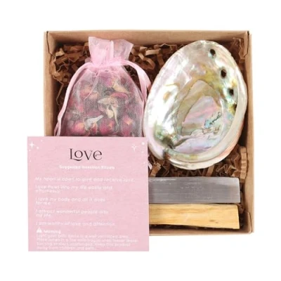 Image of Embrace Self Love with Our Herbal Magick Spell Kit: Selenite Wand Ritual Set, Positive Energy Bundle, Palo Santo &amp; Rose Buds Kit, Emotional Balance Spells UK
