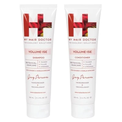 Image of My Hair Doctor Volume ISE Shampoo and Conditioner Sulphate Free For Fine &amp; Thinning Hair. Growth Set, (100ml)
