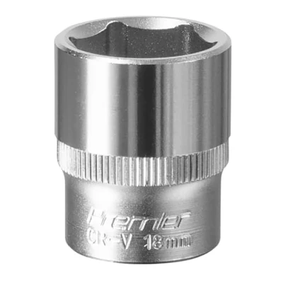 Image of Sealey Premier WallDrive® Socket 18mm 3/8&quot;Sq Drive
