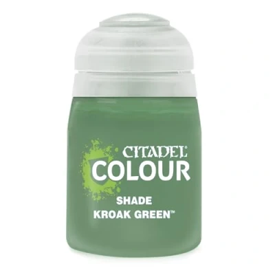 Image of Games Workshop Citadel Paint Shade: Kroak Green (18ml)