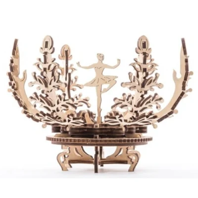 Image of UGEARS Flower Mechanical 3D Puzzle Brainteaser for Kids and Adults Model Construction Kit