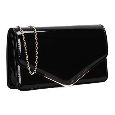 Image of SwankySwans Women&#039;s Sara Clutch Bag, Black