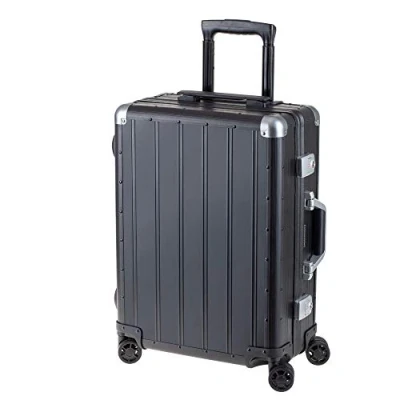 Image of Orbit Travel Suitcase, Aluminium Trolley Case with 4 Double 360 Smooth Wheels
