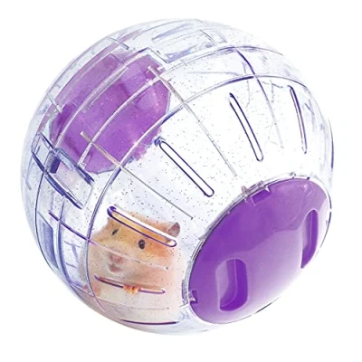Image of Rosewood Hamster Glitter Ball, Purple