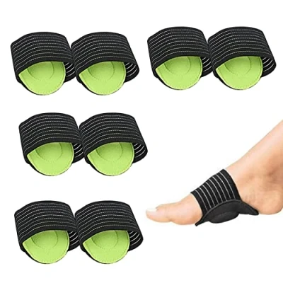 Image of Arch Support,4 Pair Extra Thick Cushioning Compression Support Cushioned Plantar Fasciitis Orthopedic Flat Feet Orthotic Insoles Foot Pad