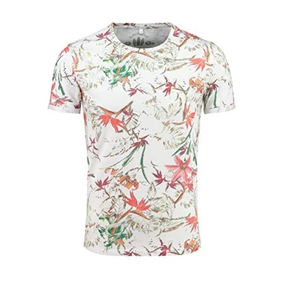 Image of KEY LARGO Men&#039;s Jungles Round T Shirt, White (1000), M