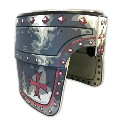 Image of Liontouch Maltese Knight Helmet Medieval Pretend Play Foam Toy For Children With Classic Red Cross Theme Safe Battle Accessory Kid’s Dress Up &amp; Costumes