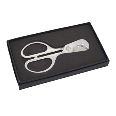 Image of GERMANUS Cigar Cutter Scissors Classic Chrome