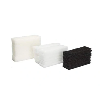 Image of LTWHOME Value Pack of Foam Filters, Carbon Filters and Polyester Set Fit for Fluval U3 Filter(Pack 36)