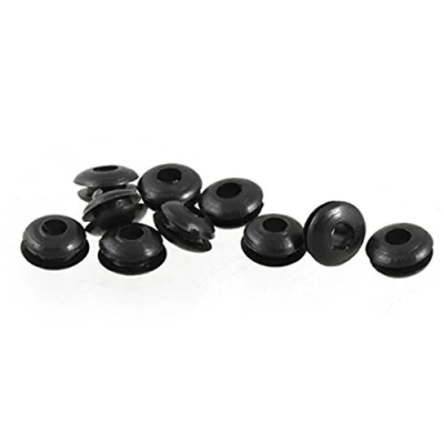 Image of sourcing map 10 Pcs Wire Protective Rubber 3mm Double Side Grommets