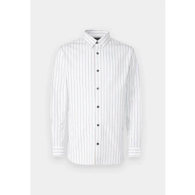 Image of JACK &amp; JONES Men&#039;s Jprblabushwick Stanley Shirt L/S Sn Casual, White/fit: Stripe, L